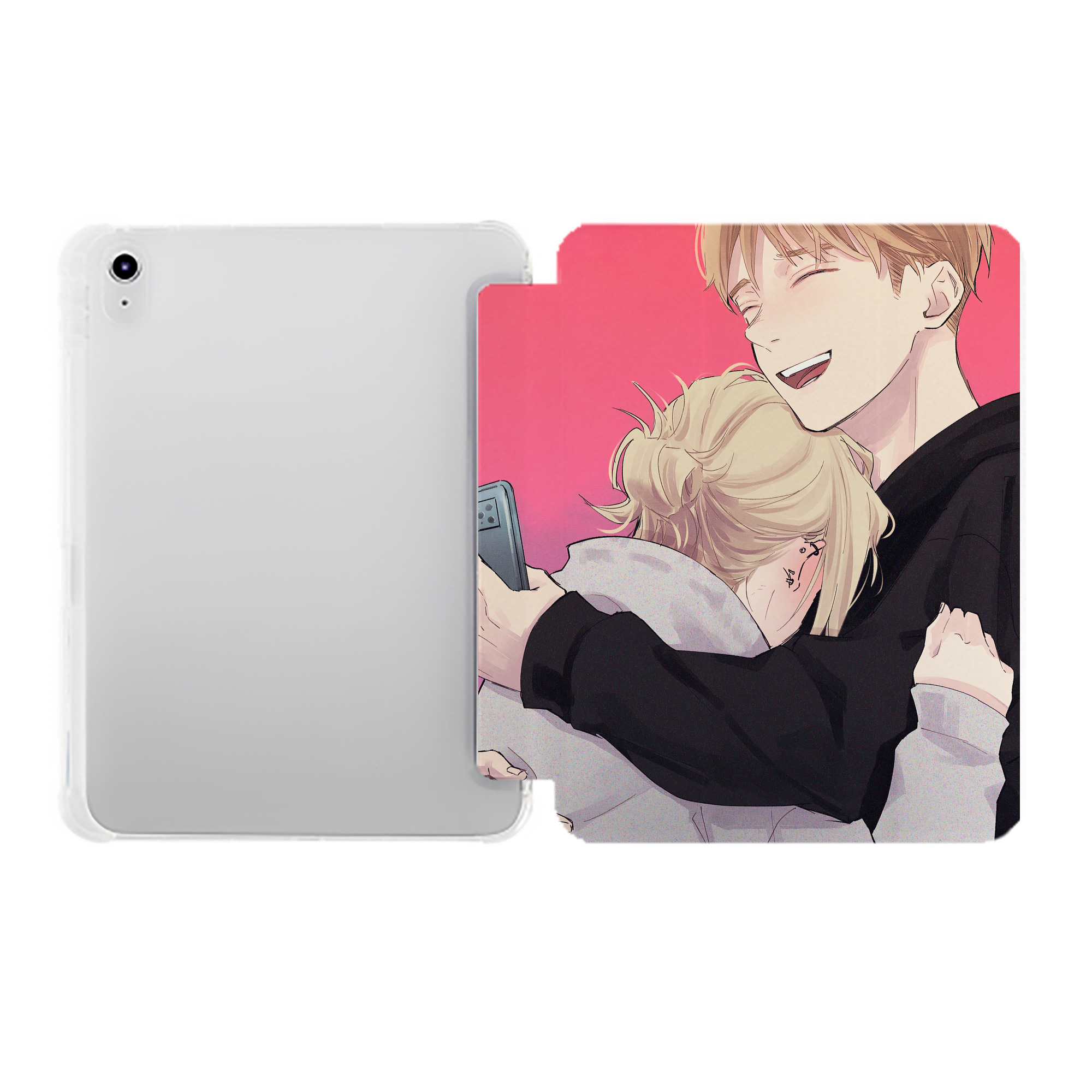 （画像用） 進撃の巨人 Attack on Titan IPad ケース ペン収納付き 三つ折りスタンド PUレザー×シリコン 対応機種9.5/10.5/10.9インチ